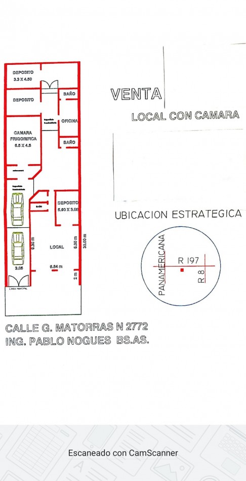 Venta Local Galpon Con Camara Frigorifica Y Depositos
