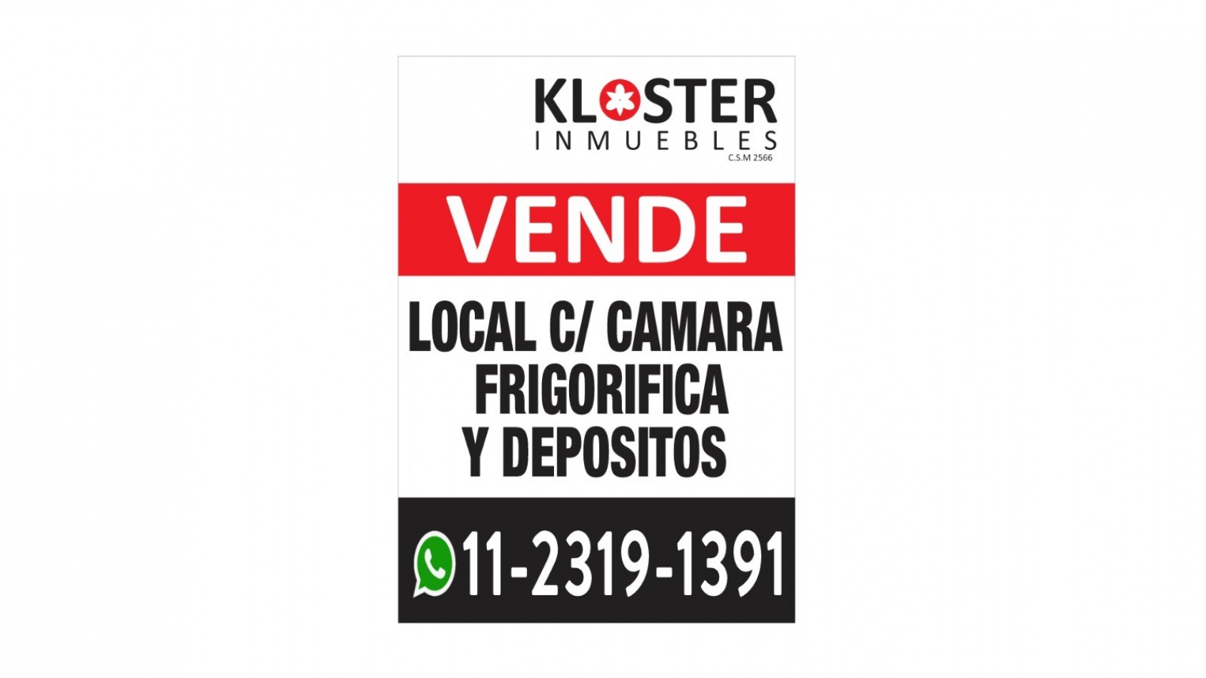 Venta Local Galpon Con Camara Frigorifica Y Depositos